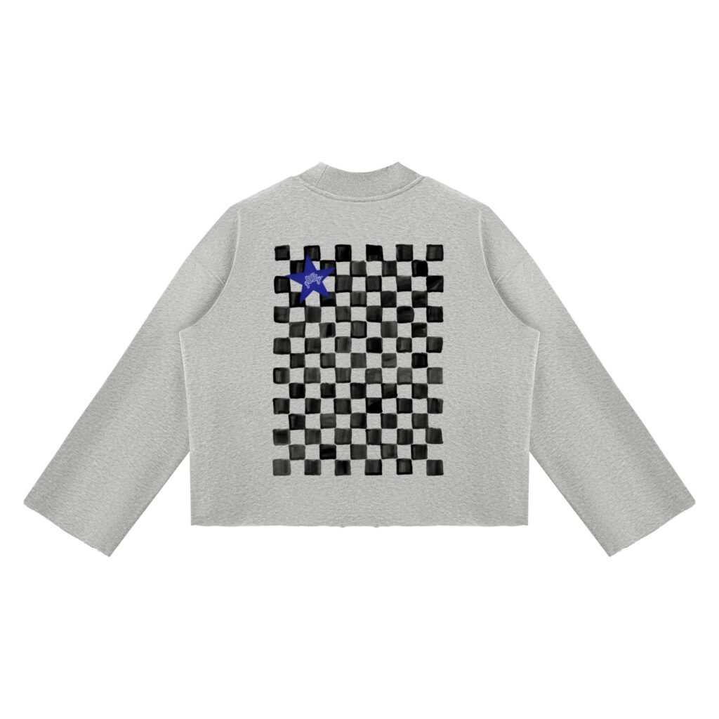 Gail's Garage Blue Star Boxy Sweatshirt